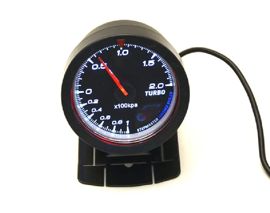 

2.5" 60MM Boost Turbo Gauge 2.0 BAR Black Face With Logo/Car Gauge Meter