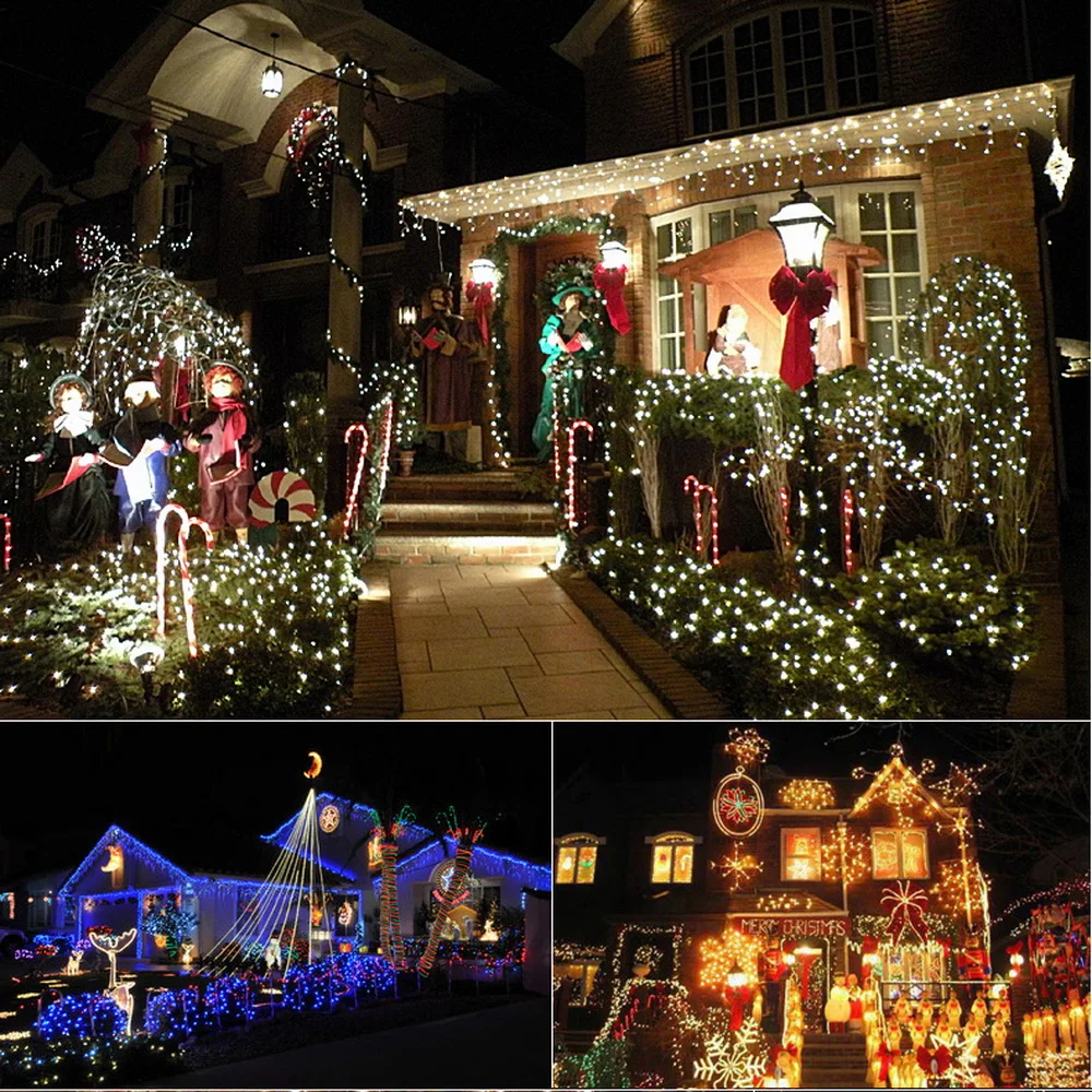 10M 100LED Home Decoration Holiday Light RGB Led Outdoor Party Wedding Christmas Lightings Garden lights 220V EU 110V US Plug 10M 100LED Home Decoration Holiday Light RGB Led Outdoor Party Wedding Christmas Lightings Garden lights 220V EU 110V US Plug
