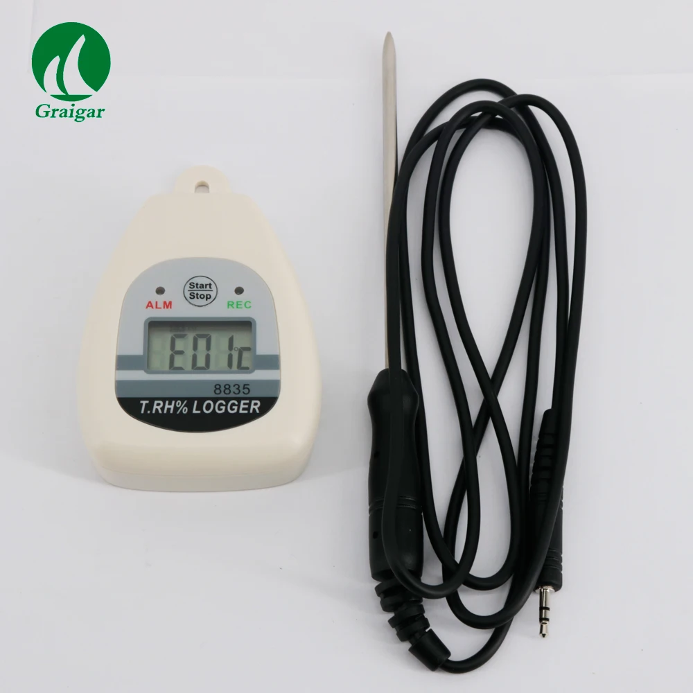 AZ8835 Portable LCD display USB temperature humidity data logger