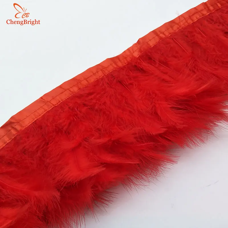 Украшение CHENGVRIGHT в виде перьев индейки 1 ярд 15 18 см|feather trim|craft feathersturkey feathers |