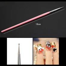 15 шт. дизайн ногтей, ручка с кисточкой набор украшений инструменты Профессиональная живопись DIY для гравировки тиснения MV99