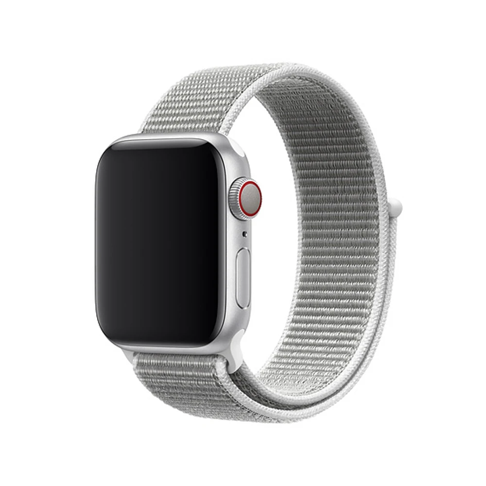 CRESTED Sport loop band For Apple Watch 4 44mm 40mm Iwatch series 3 2 1 woven nylon breathable wrist bracelet lightweight belt