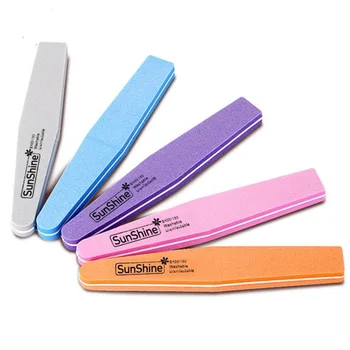 

5pcs/Lot High Quality Double Side Washable Professional Nail FileManicure Buffer Art Sanding Manicure Tool