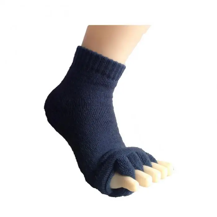 1 пара массажные пять корректор для большого пальца носки для ног выровняйте Мужские t обезболивающие носки для женщин мужчин KNG88