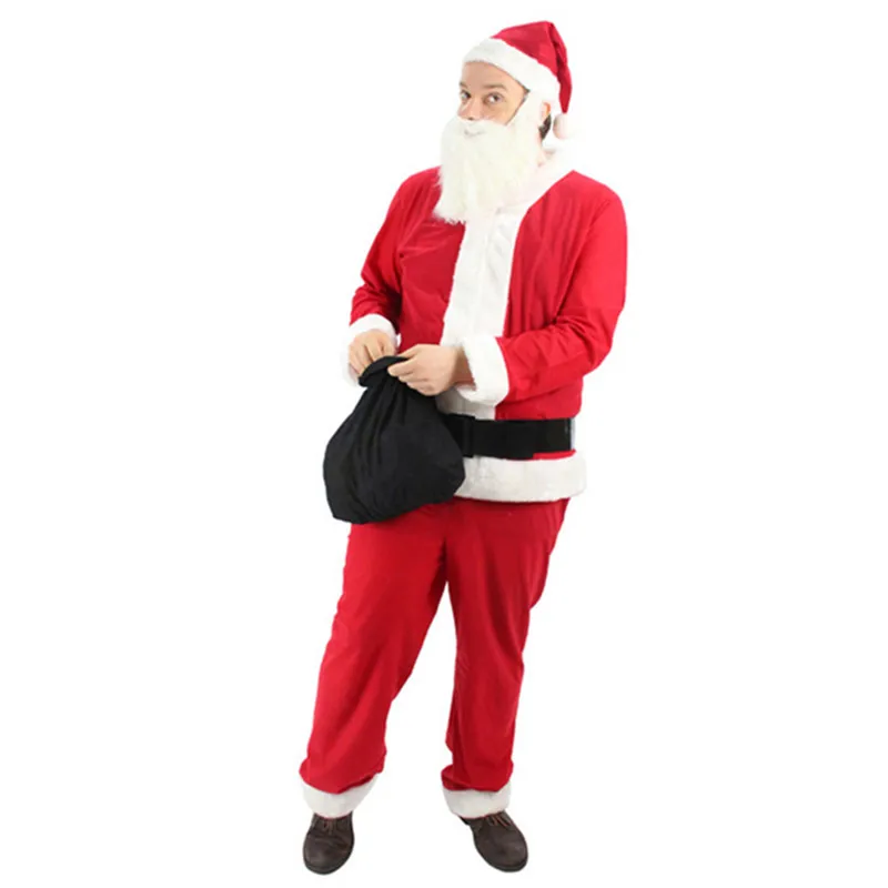santa claus costume for men santa claus suit red costumes Merry