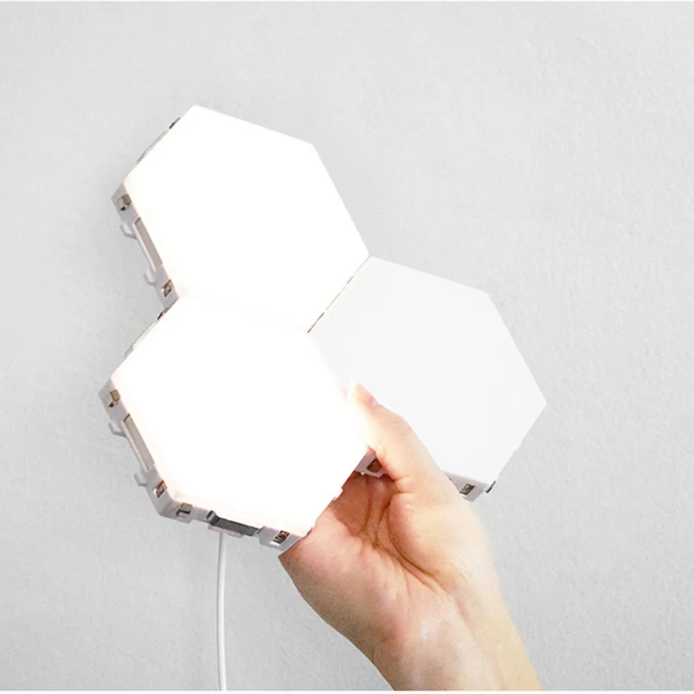 Quantum Lamp Touch Sensitive Night Light Magnetic Hexagons Creative Decoration Wall Lampara For Children Restaurant Marrying