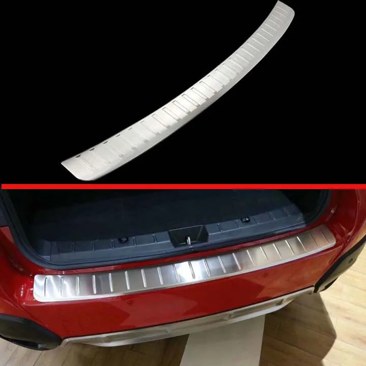 

For Subaru XV 2018 2019 Stainless steel rear bumper protection window sill outside trunks decorative plate pedal