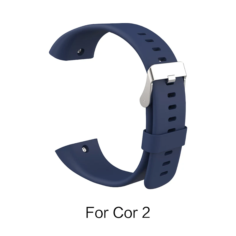 Браслет для Amazfit Cor 2 Xiaomi mi hua mi браслеты SIKAI Замена mi dong 2 ремешок на запястье - Цвет: blue cor 2 strap