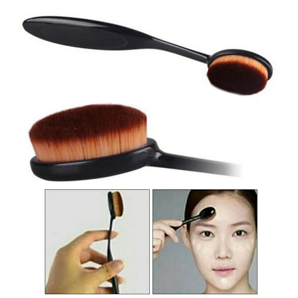 

1 Pcs makeup brush 1 piece oval cosmetics makeup brush foundation brush makeup tool