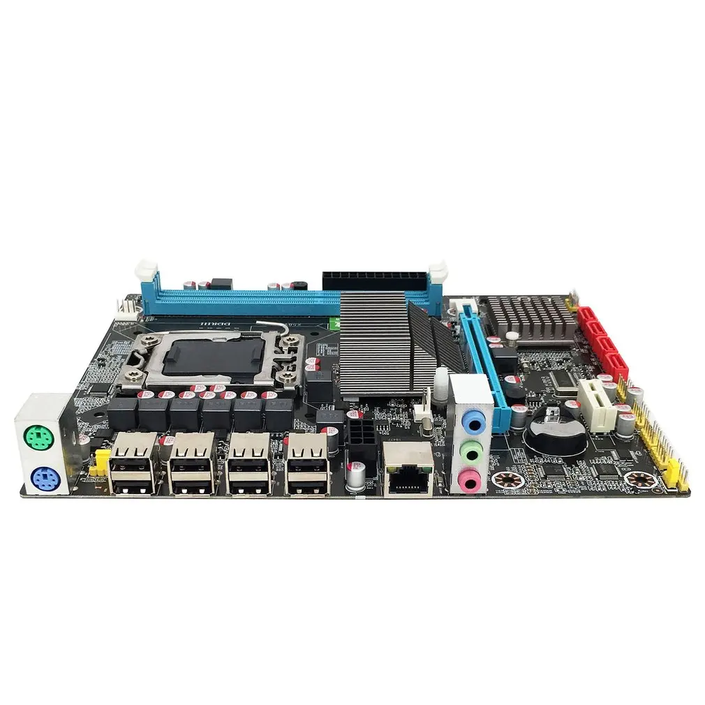 

X58 Motherboard LGA 1366 Desktop PC Computer Mainboard DDR3 USB2.0 Support ECC