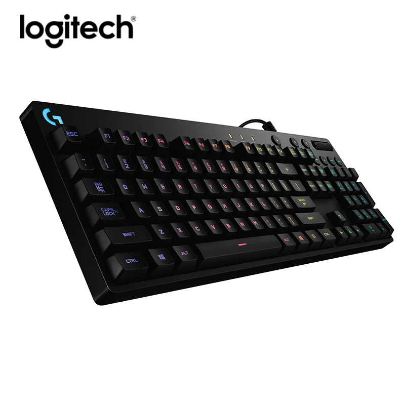 

Logitech G810 Wired Gaming teclado Laptop PC Gamer Original mekanik klavye RGB Backlight Keybord Ergonomics Mechanical Keyboard