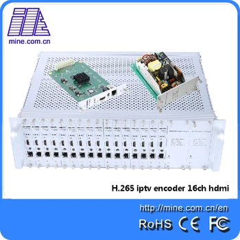 

2017 Newest H.265 HD digital video Encoder 16 Channel H.265 HDMI IPTV HD Encoder