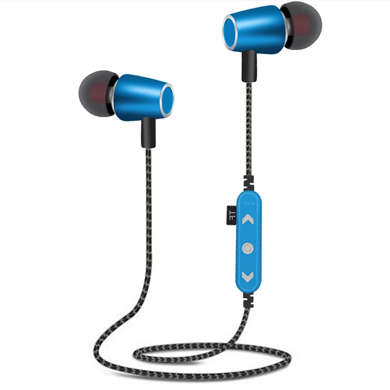 LWHWZT T14 Bluetooth 4 2 Headphone Sport Magnetic Headset Music TF Card Slot Earbuds With Microphone Earphones Wireless Android