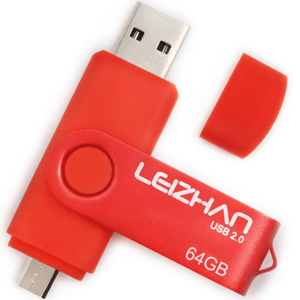 LEIZHAN USB Flash Drive 64GB Real Capacity Thumb drive 32GB Pen Drive