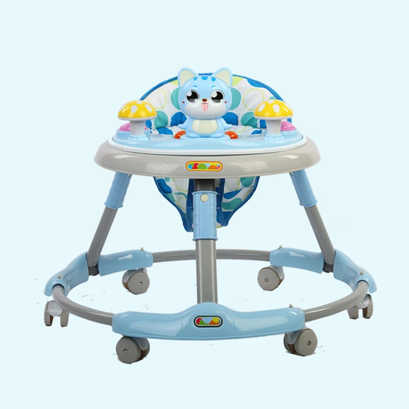 

Walkers multi-function anti-rollover baby walker with music can push Balance Andador