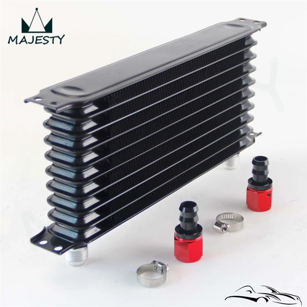 UNIVERSAL 10 ROW AN 10AN ENGINE TRANSMISSION OIL COOLER 10