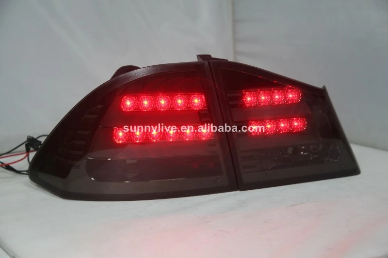 Для HONDA Civic для светодиодный хвост лампы 2006 по 2010 год дым черный Цвет TW