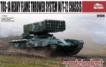 

RealTS Modelcollect UA72009, TOS-1A with T-72 Chassis Heavy Flame Thrower System, 1:72
