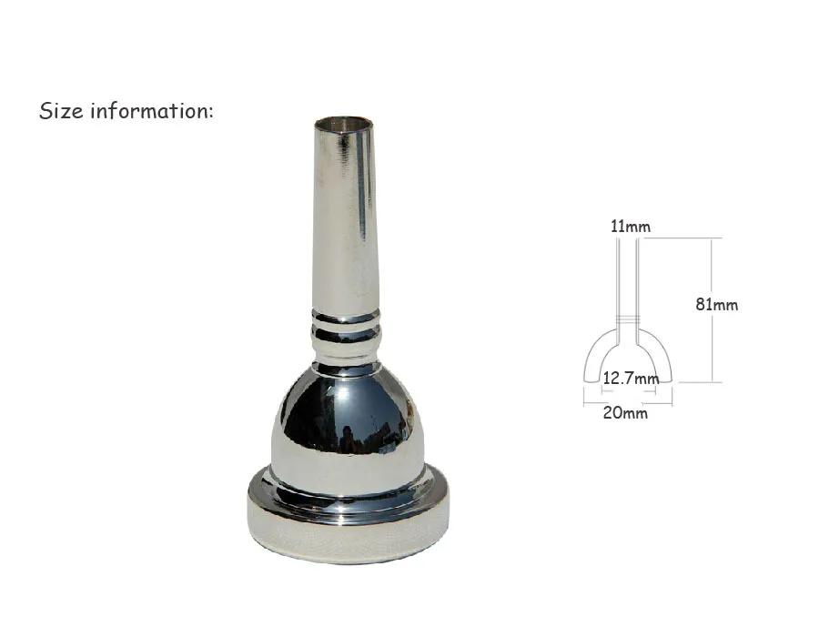 6.5AL большой хвостовик альт мундштук для тромбона аксессуары