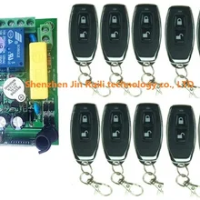 AC220V 2CH RF Беспроводной дистанционного Управление переключатель с 10 шт. передатчик