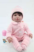 Baby reborn de 50 cm con Pelele rosa