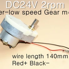 Хорошо! DC24V 2 об/мин супер-низкий высокоскоростной мотор высокий крутящий момент 500 мотор-редуктор(48GE500-08110-2700