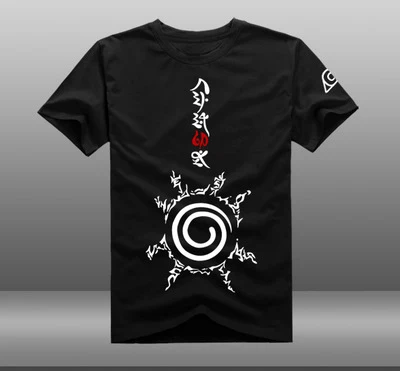 Наруто футболка Косплей Аниме uzumaki Naruto сплетни печать футболка Летняя хлопковая с коротким рукавом Футболки-топы унисекс