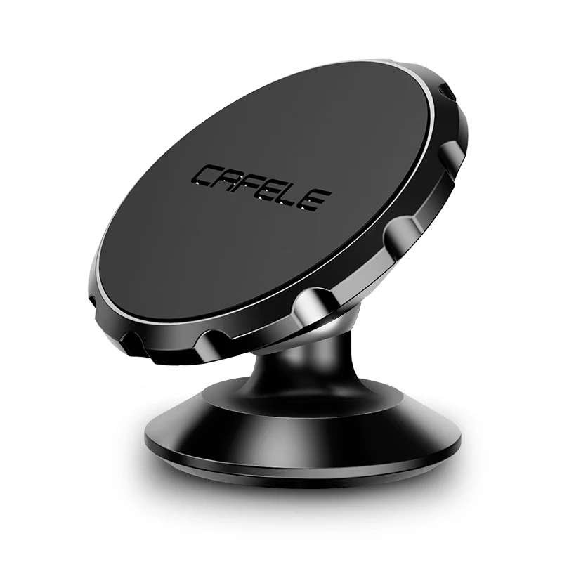 CAFELE Универсальный магнитный автомобильный держатель для телефона, вращение на 360 градусов, держатель для телефона на вентиляционное отверстие для iPhone X, samsung S10, автомобильный держатель для телефона с gps - Цвет: black paste