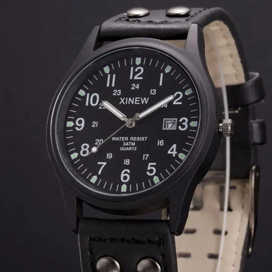 

Men Men's Watch 2018 Quartz-Watch Clock Outdoor Mens Date Stainless Steel Reloj Military Sports Analog Quartz Army Wrist Watch