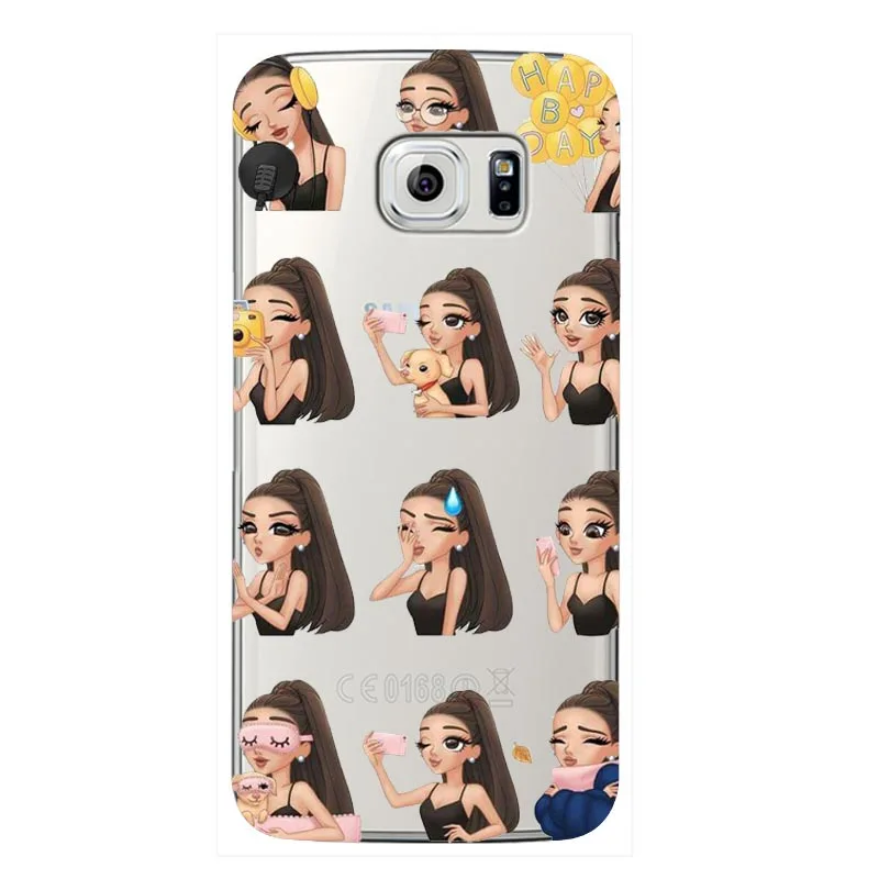 Мягкий силиконовый чехол подсластитель Ariana Grande AG Rainbow для Samsung Galaxy S6 S7 Edge S8 S9 Plus note 8