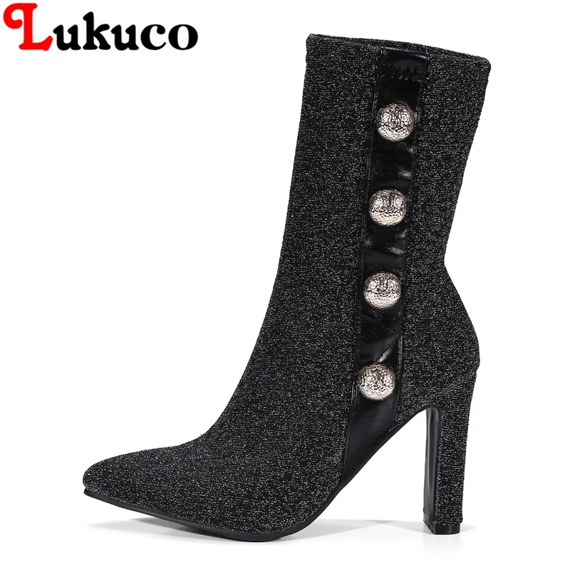 

2018 retro mid-calf boots large CN size 34 35 36 37 38 39 40 41 42 43 high quality women Boots real pictures free shipping