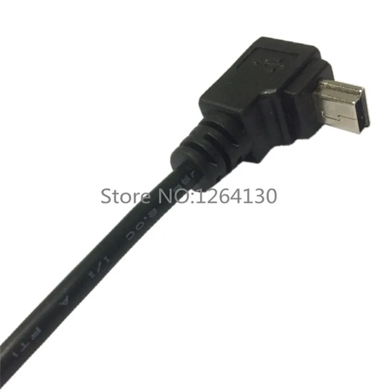 Короткий Кабель адаптер с угловым штекером USB 2 0 A и 90 градусов Mini 5Pin|usb car charger