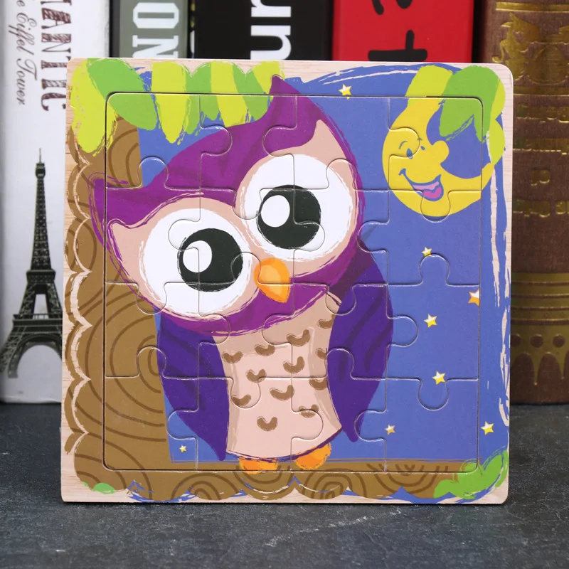 Montessori Toys Educational Wooden Toys for Children Early Learning 3D Cartoon Animal Puzzles Kids Intelligence Math Jigsaw Montessori Toys Educational Wooden Toys for Children Early Learning 3D Cartoon Animal Puzzles Kids Intelligence Math Jigsaw