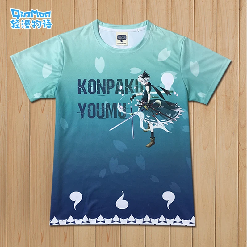 Топы Аниме TouHou Project Повседневная модная футболка с коротким рукавом для мужчин и