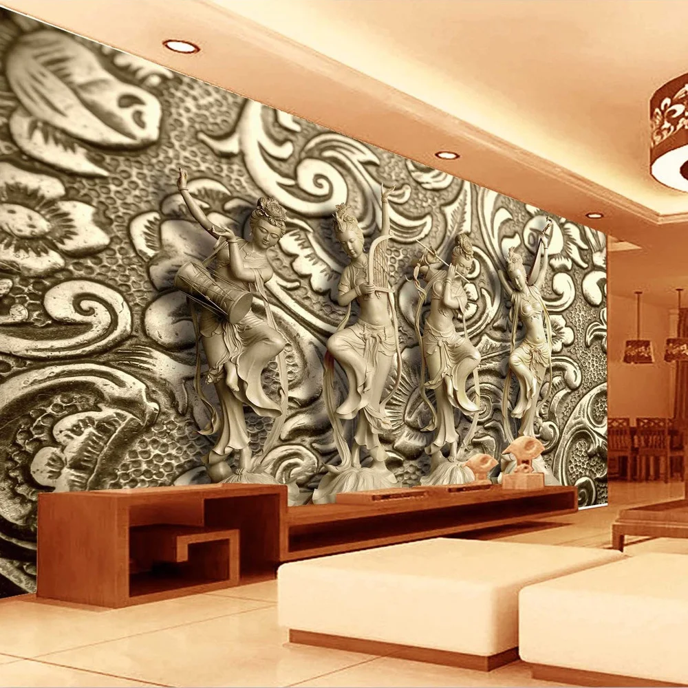 Custom-Photo-Wallpaper-3D-Stereoscopic-Relief-Statue-Living-Room-TV-Background-Wall-Painting-Wallpaper-Mural-Papel (2)