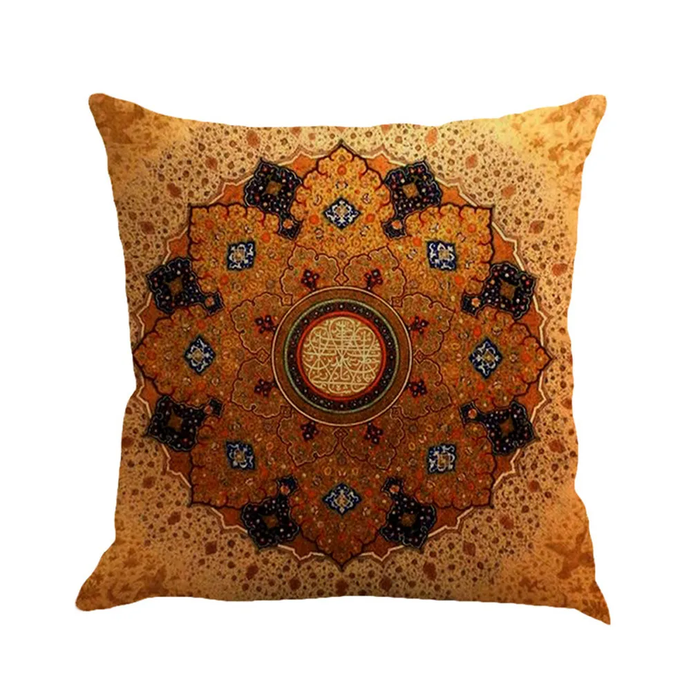 Подушка gajjar чехол, Чехол 45*45 с геометрическим рисунком, льняной чехол для подушки для шеи, Прямая поставка - Цвет: B