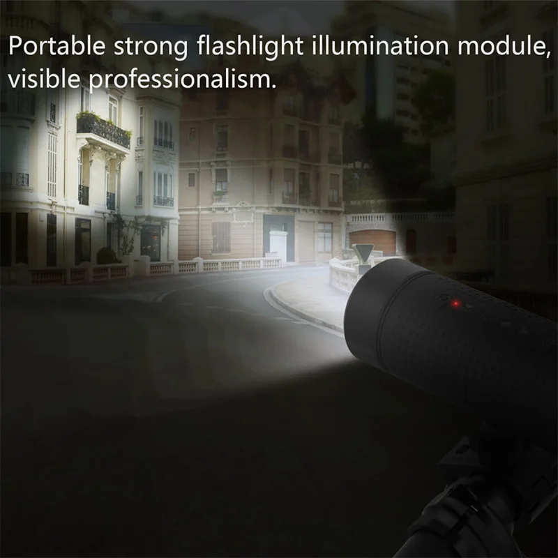 VTIN Portable Wireless Bluetooth Speaker Outdoor Waterproof Speaker with Flashlight for Hiking Cycling Fishing Support TF AUX FM (8)
