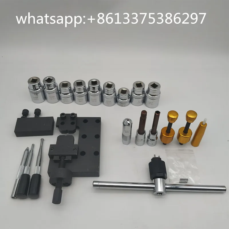 

Fresh stock 22 pcs simple common rail injector dismounting device tools