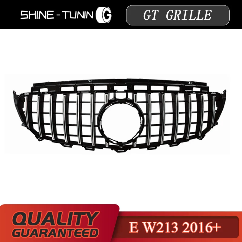 W238 подходит для Mercedes Benz E class W213 C238 GT GTR стильная решетка E200 E250 E300 E320 E350 без эмблемы
