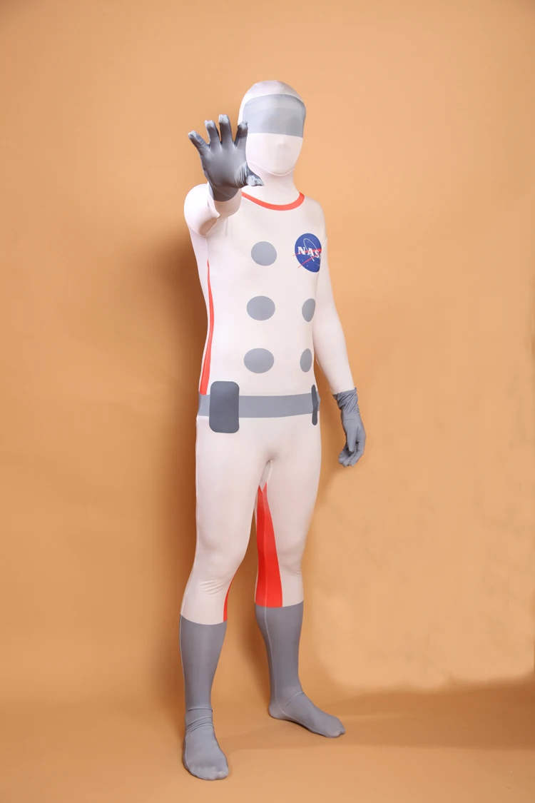 (A5-052)Hot Sale! Superhero Pattern Lycra Spandex Bodysuit Full Body Zentai Suit Halloween Costume