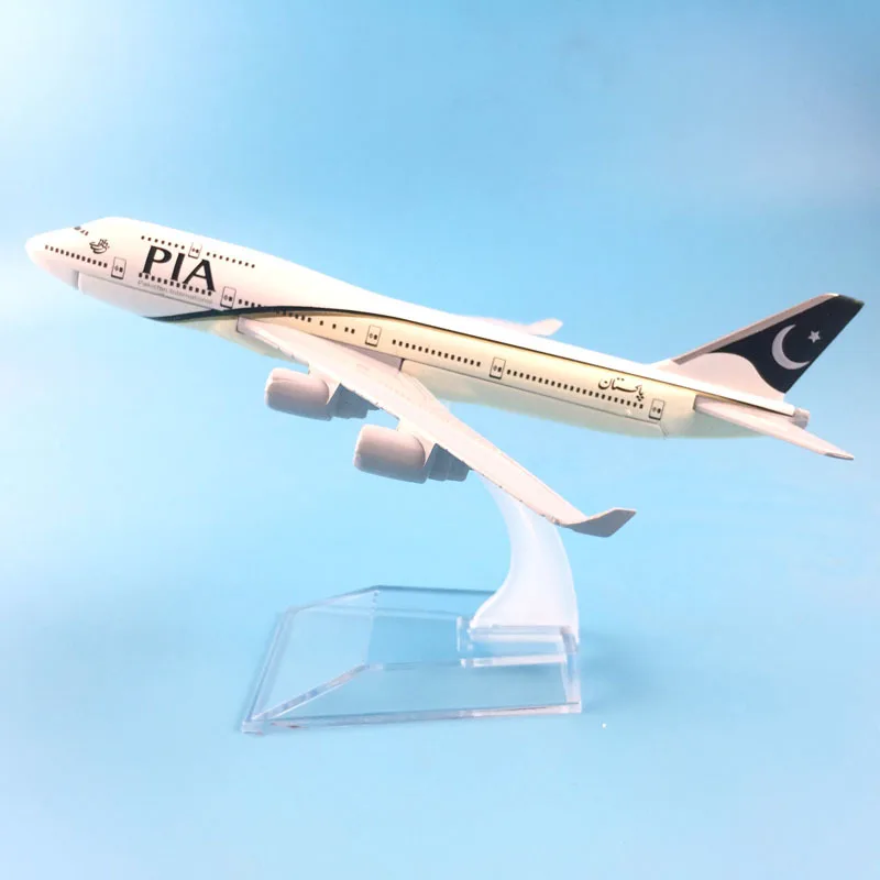 Джейсон пачка 16 см самолет модель самолета Пакистан поо Boeing 747 с трёхмерными