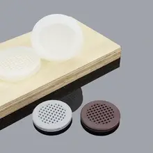 10 компл. Двухсторонние пластиковые крышки вентиляционных отверстий 58 мм круглая сетка отверстие жалюзи Вентиляция для шкафа обуви шкаф мебель аксессуары