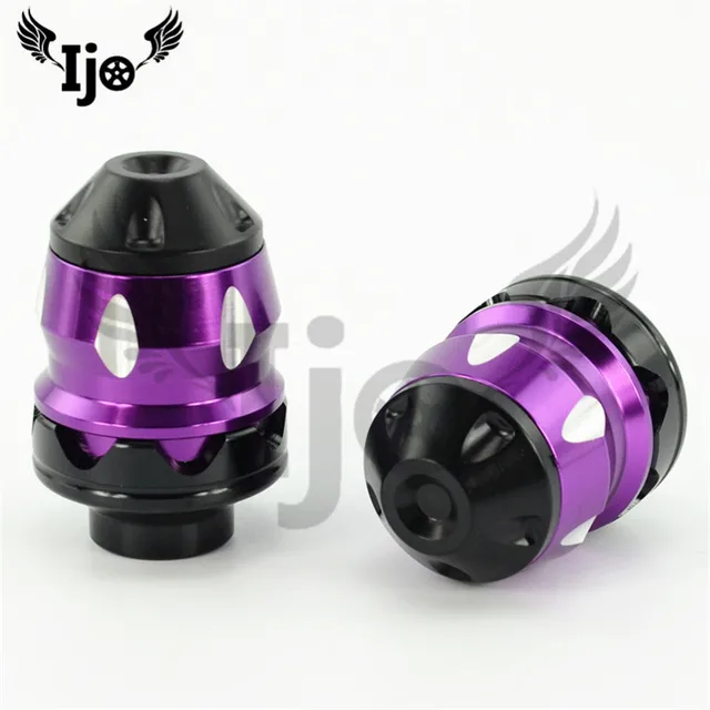 colorful scooter parts dirt pit bike accessories motocross wheel anticaida motorbike Crash Pad motorcycle frame sliders moto 3 purple