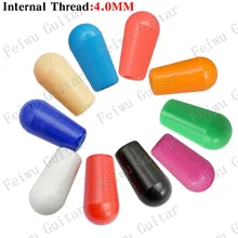 10 шт. пластиковый наконечник ручки переключателя колпачок для электрогитары звукоснимателя 3 варианта селектора Switche-6 цветов/Внутренняя резьба 4 мм(M4