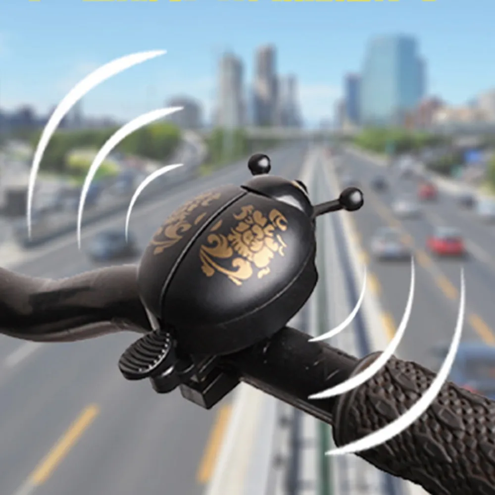 

Bicycle Ladybug Bell Ladybird Alarm Bike Metal Handlebar Horn