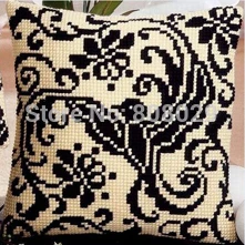 

Tapestry pillow Cross-stitch Cushion Kit Chunky Pillowcase 100% Acrylic Yarn Kits for Embroidery CX037