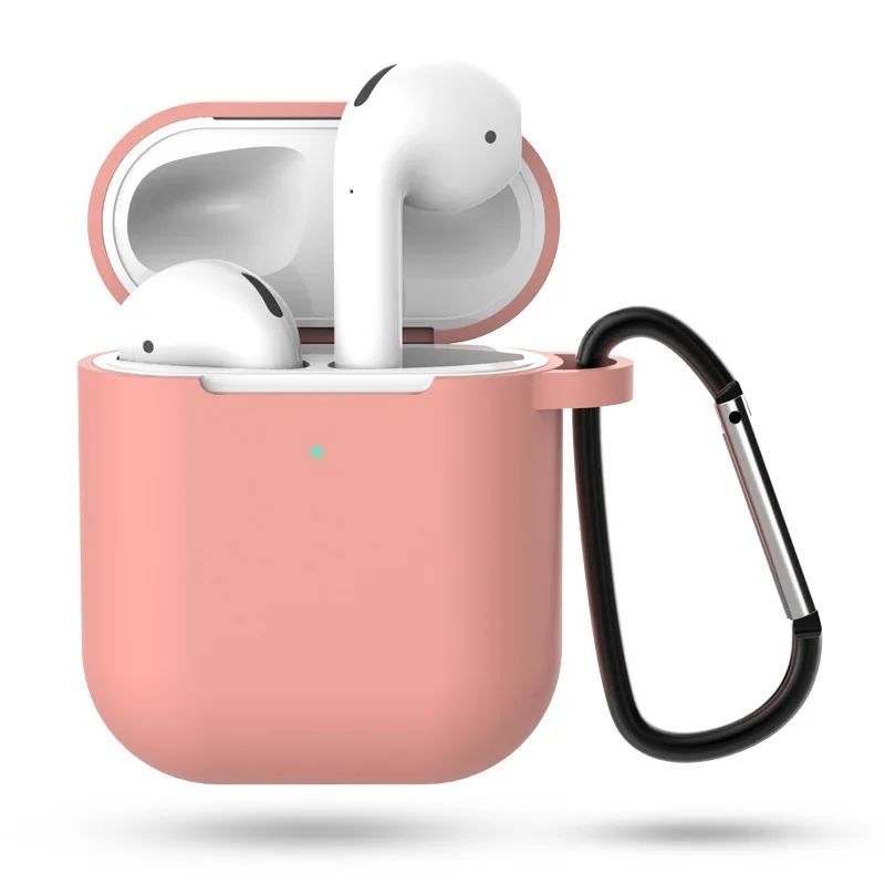 Мягкий силиконовый чехол AirPods для хранения, защитный чехол для наушников, защитный чехол, защитный чехол для зарядки, коробки для хранения, подходящий чехол - Цвет: 2