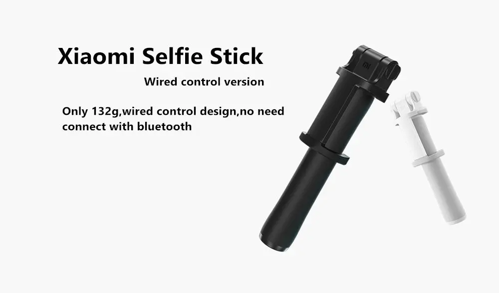 Xiaomi Monopod Selfie Stick Bluetooth 3.0 with Wireless Control 270degrees Rotation flexible Wired Version For iPhone Xiaomi (3)