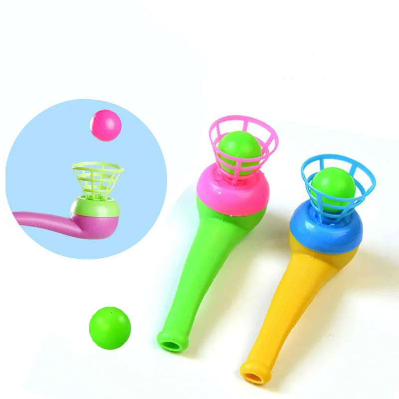 

12pcs Blow Pipe and Ball Toy Random Color Birthday Party Favors for Children Pinata Goodie Bag Fillers Carnival Prizes