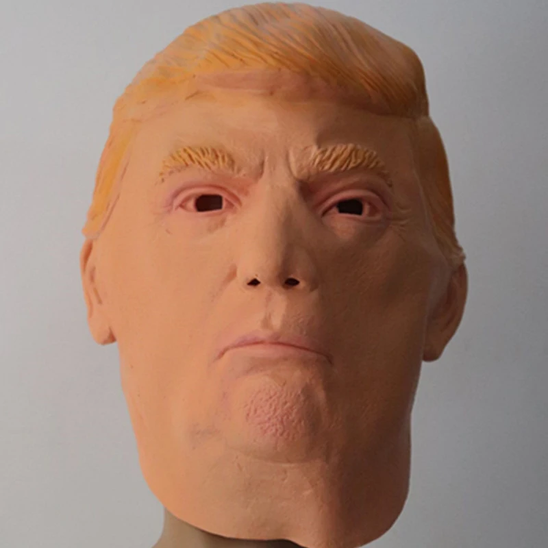 

Eco-friendly Latex Realistic Celebrity Donald Trump Mask Presidential Costume Cospaly Mask Holiday Party Halloween Costume